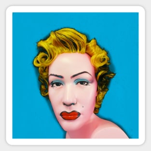 warhol marilyn 2 Sticker